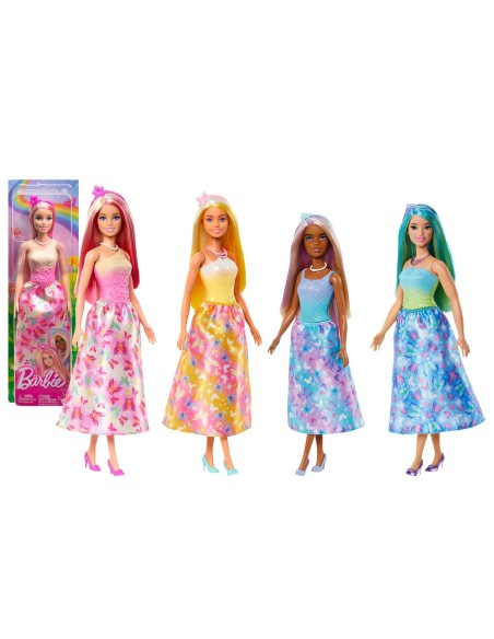 Muñeca Barbie Dreamtopia Princesa con Falda HRR07 BARBIE
