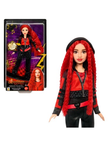 Muñeca Red cantarina HWT96 DESCENDANTS MATTEL