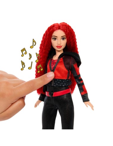 Muñeca Red cantarina HWT96 DESCENDANTS MATTEL