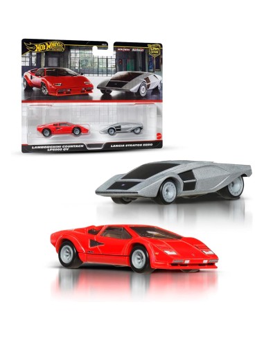 Pack Premium 2 Car Culture Lancia y Lambo JBL02 HOT WHEELS