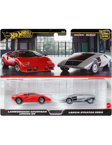 Pack Premium 2 Car Culture Lancia y Lambo JBL02 HOT WHEELS
