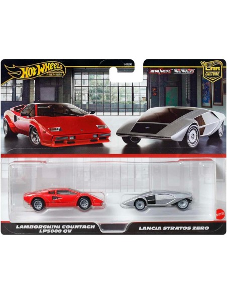Pack Premium 2 Car Culture Lancia y Lambo JBL02 HOT WHEELS