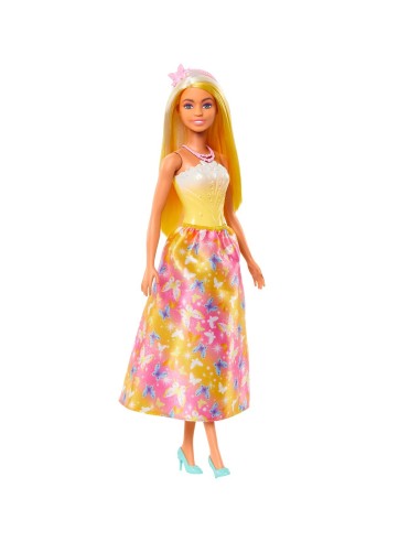 Muñeca Barbie Dreamtopia Princesa Vestido Amarillo HRR09 BARBIE