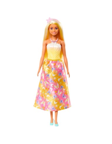 Muñeca Barbie Dreamtopia Princesa Vestido Amarillo HRR09 BARBIE