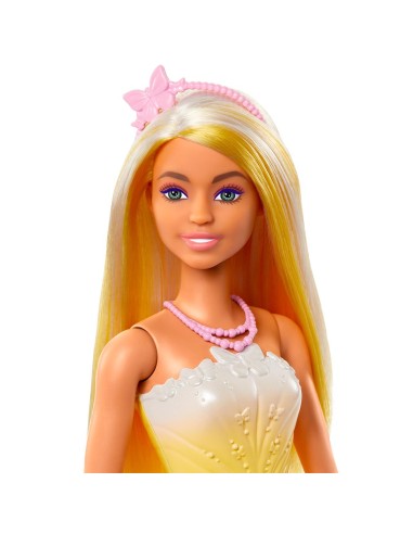 Muñeca Barbie Dreamtopia Princesa Vestido Amarillo HRR09 BARBIE