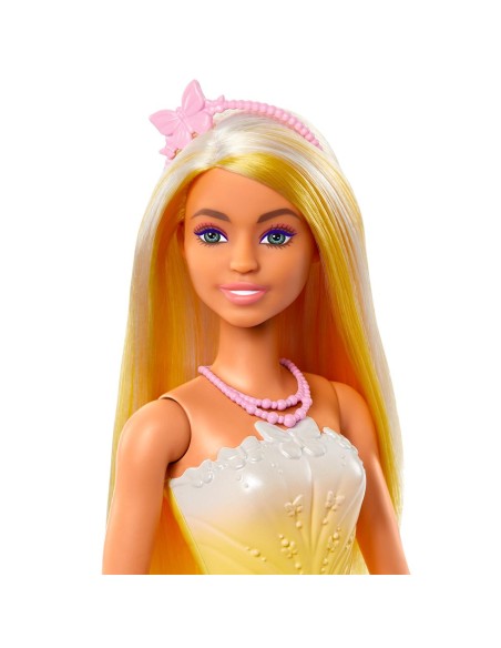 Muñeca Barbie Dreamtopia Princesa Vestido Amarillo HRR09 BARBIE