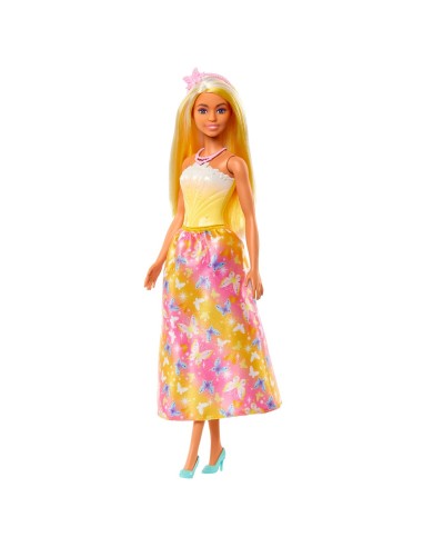 Muñeca Barbie Dreamtopia Princesa Vestido Amarillo HRR09 BARBIE