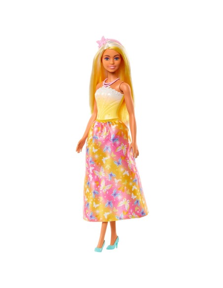 Muñeca Barbie Dreamtopia Princesa Vestido Amarillo HRR09 BARBIE