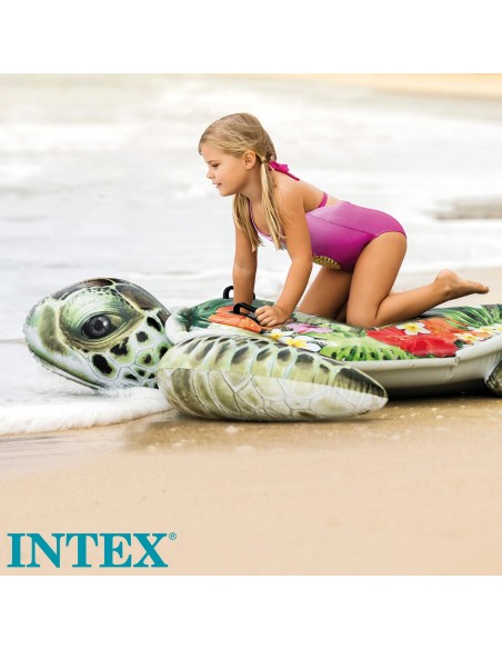 Colchoneta hinchable tortuga 191x170 cm. 57555 INTEX