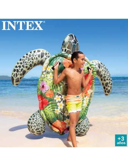 Colchoneta hinchable tortuga 191x170 cm. 57555 INTEX
