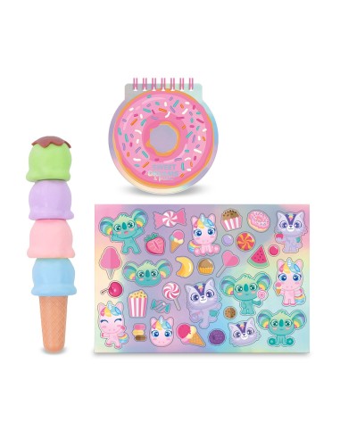 Cuaderno y bolígrafo en forma de helado KL11700 KIDS LICENSING