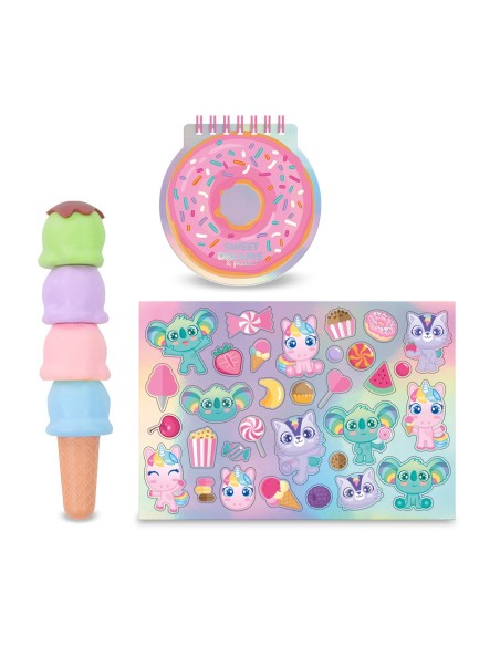 Cuaderno y bolígrafo en forma de helado KL11700 KIDS LICENSING