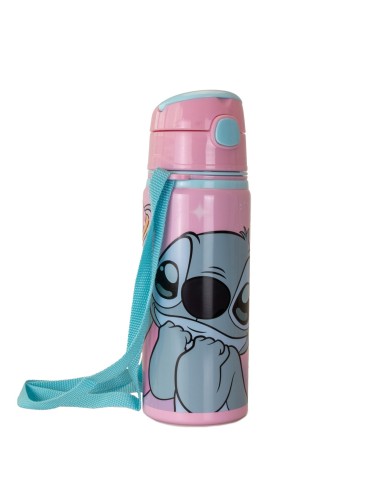 Botella aluminio con asa 600 ml Stitch ST00131 DISNEY KIDS LICENSING