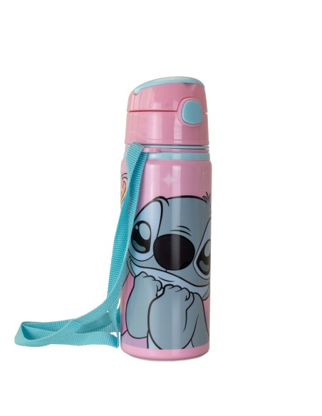 Botella aluminio con asa 600 ml Stitch ST00131 DISNEY KIDS LICENSING