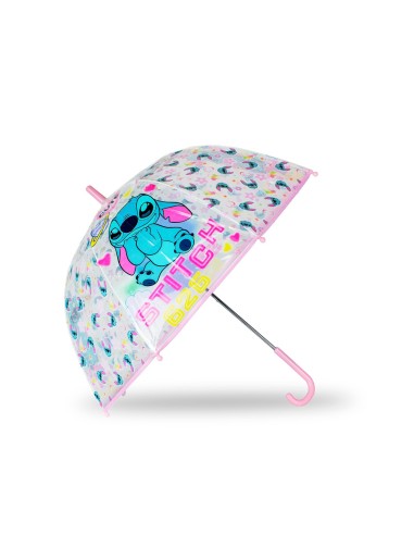 Paraguas transparente campana 46 cm Stitch ST00152 DISNEY KIDS LICENSING