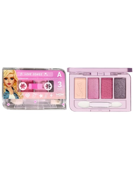 Paleta de sombras mini casete WOW00176 KIDS LICENSING