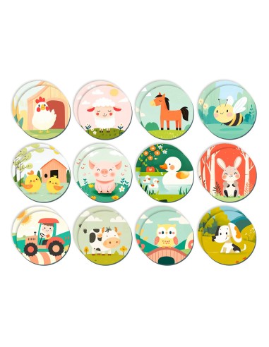 Juego Memo La Granja 20401 APLI KIDS