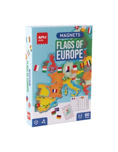 Magnets Banderas de Europa 20592 APLI KIDS