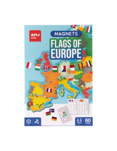Magnets Banderas de Europa 20592 APLI KIDS