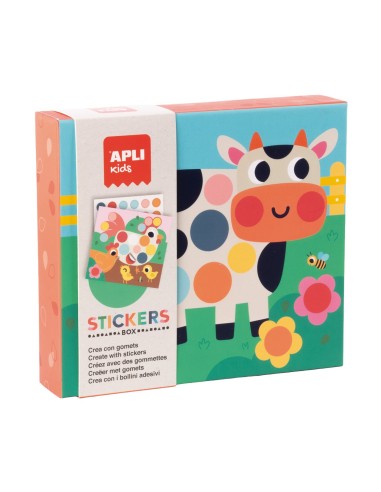 Caja de Stickers La Granja 20594 APLI KIDS