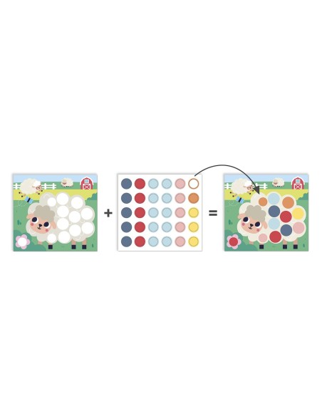 Caja de Stickers La Granja 20594 APLI KIDS