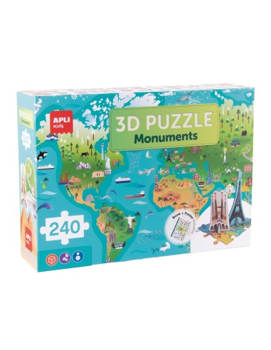 Puzzle Monumentos del Mundo 20632 APLI KIDS