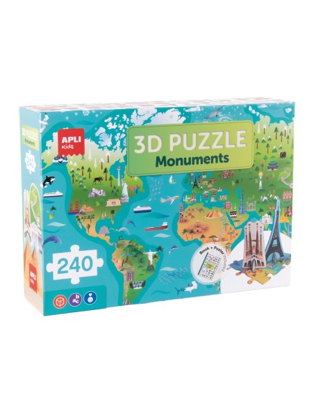 Puzzle Monumentos del Mundo 20632 APLI KIDS