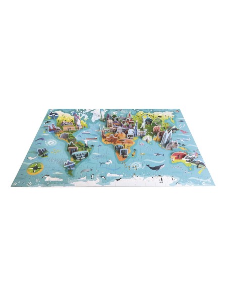 Puzzle Monumentos del Mundo 20632 APLI KIDS