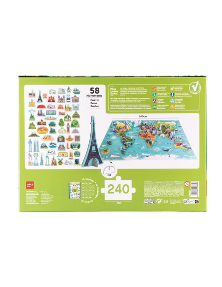 Puzzle Monumentos del Mundo 20632 APLI KIDS