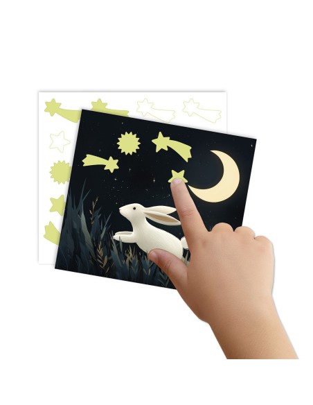 Caja de Stickers Glow in the Dark Osos 20680 APLI KIDS