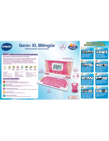 Genio XL Bilingüe Rosa 80-581267 V-TECH