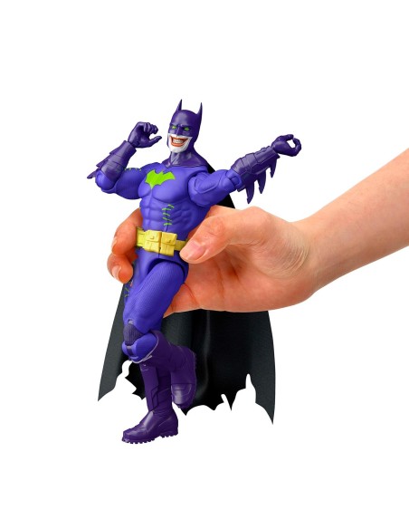 Figura Batman Jokerizado 15 cm JNF59 DC HEROES MATTEL