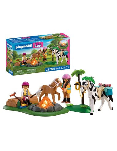 Excursión a Caballo con Hoguera 72132 PLAYMOBIL
