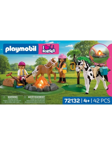 Excursión a Caballo con Hoguera 72132 PLAYMOBIL