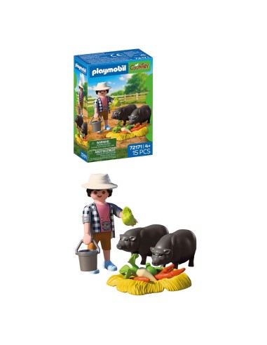 Granjero con Cerdito Panzón 72171 PLAYMOBIL