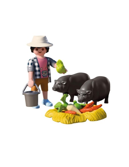 Granjero con Cerdito Panzón 72171 PLAYMOBIL