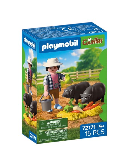 Granjero con Cerdito Panzón 72171 PLAYMOBIL