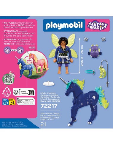 Unicornio Luz de Luna con Hada 72217 PLAYMOBIL