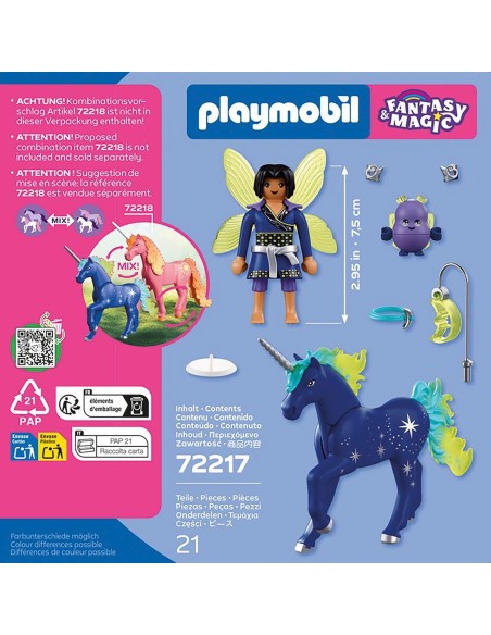 Unicornio Luz de Luna con Hada 72217 PLAYMOBIL