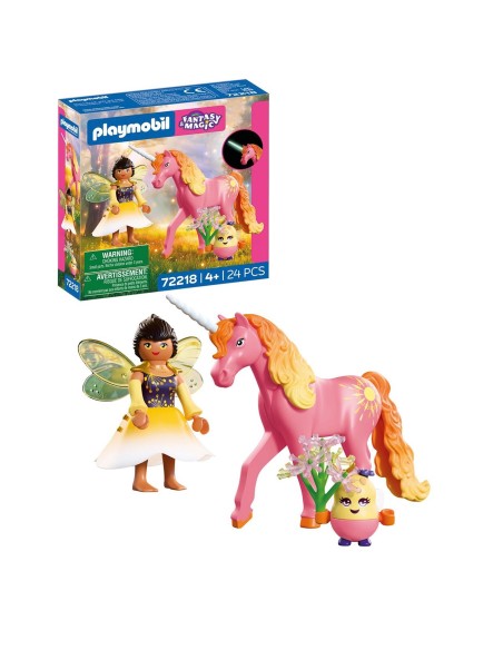 Unicornio Rocío Matinal con Hada 72218 PLAYMOBIL
