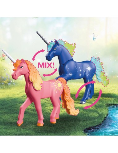Unicornio Rocío Matinal con Hada 72218 PLAYMOBIL