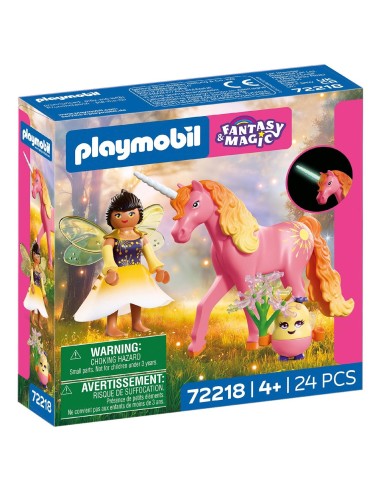 Unicornio Rocío Matinal con Hada 72218 PLAYMOBIL