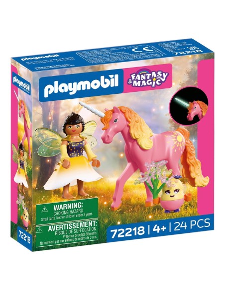 Unicornio Rocío Matinal con Hada 72218 PLAYMOBIL