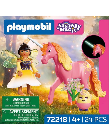 Unicornio Rocío Matinal con Hada 72218 PLAYMOBIL