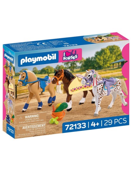 Tres Caballos de Colección 72133 PLAYMOBIL