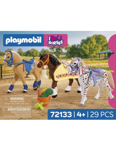 Tres Caballos de Colección 72133 PLAYMOBIL