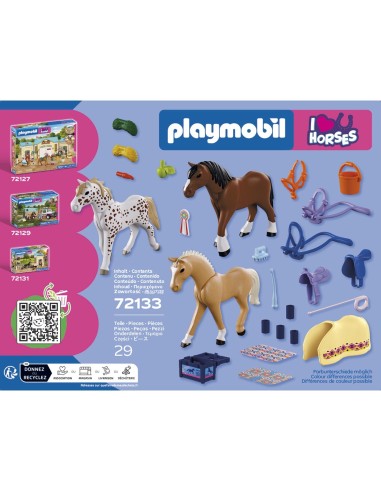 Tres Caballos de Colección 72133 PLAYMOBIL