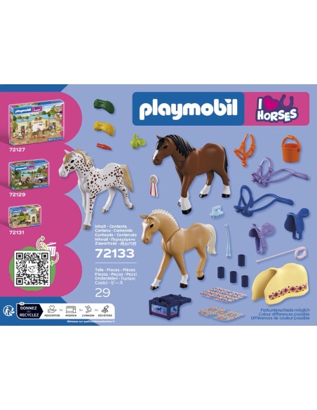 Tres Caballos de Colección 72133 PLAYMOBIL