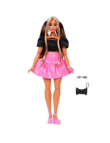 Muñeca Barbie Deluxe Falda rosa JJN74 BARBIE