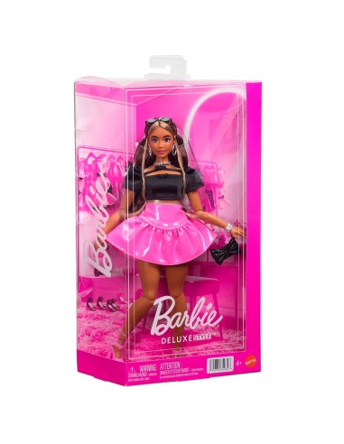Muñeca Barbie Deluxe Falda rosa JJN74 BARBIE